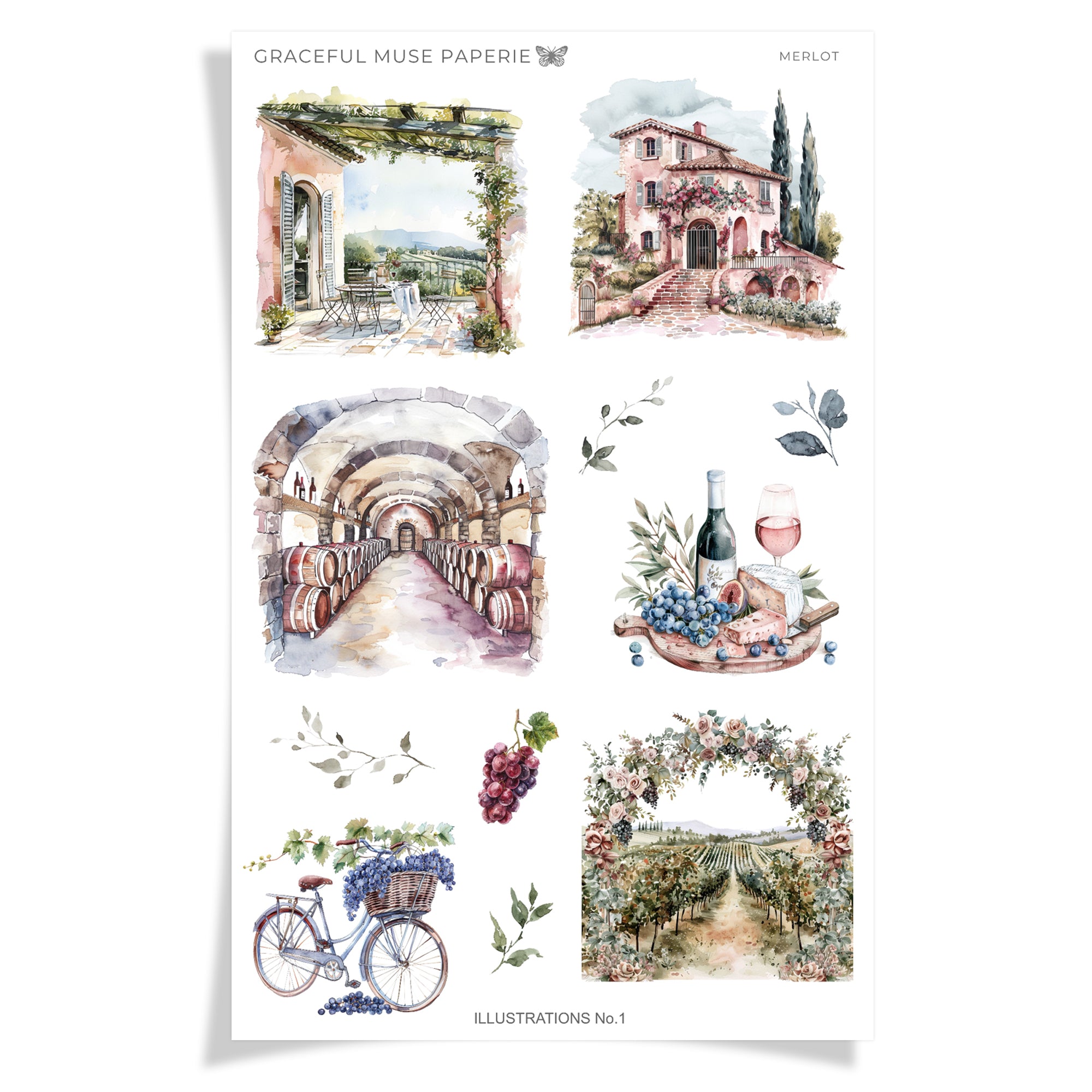 Illustrations 1 - Merlot