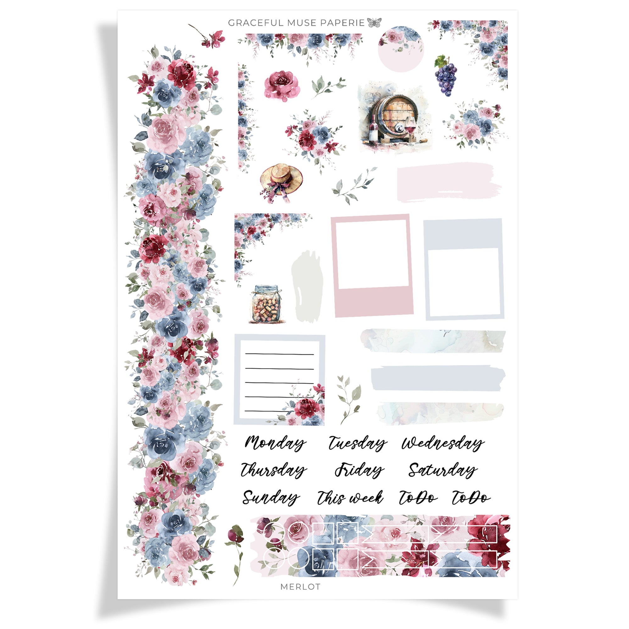 Merlot | Journaling Kit