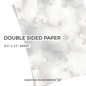 Midnight  - FOILED Double Sided Paper