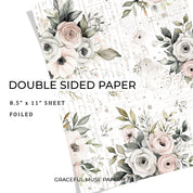 Midnight  - FOILED Double Sided Paper