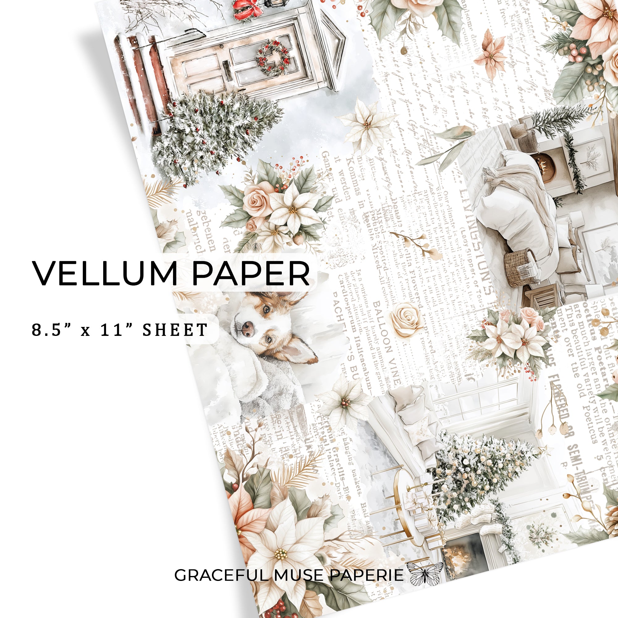 Schneetage - Geschichtet | Pergament