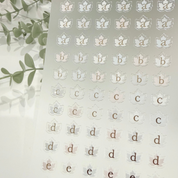 ALPHABET Pack - Foiled on PET Paper - Endless Adventure