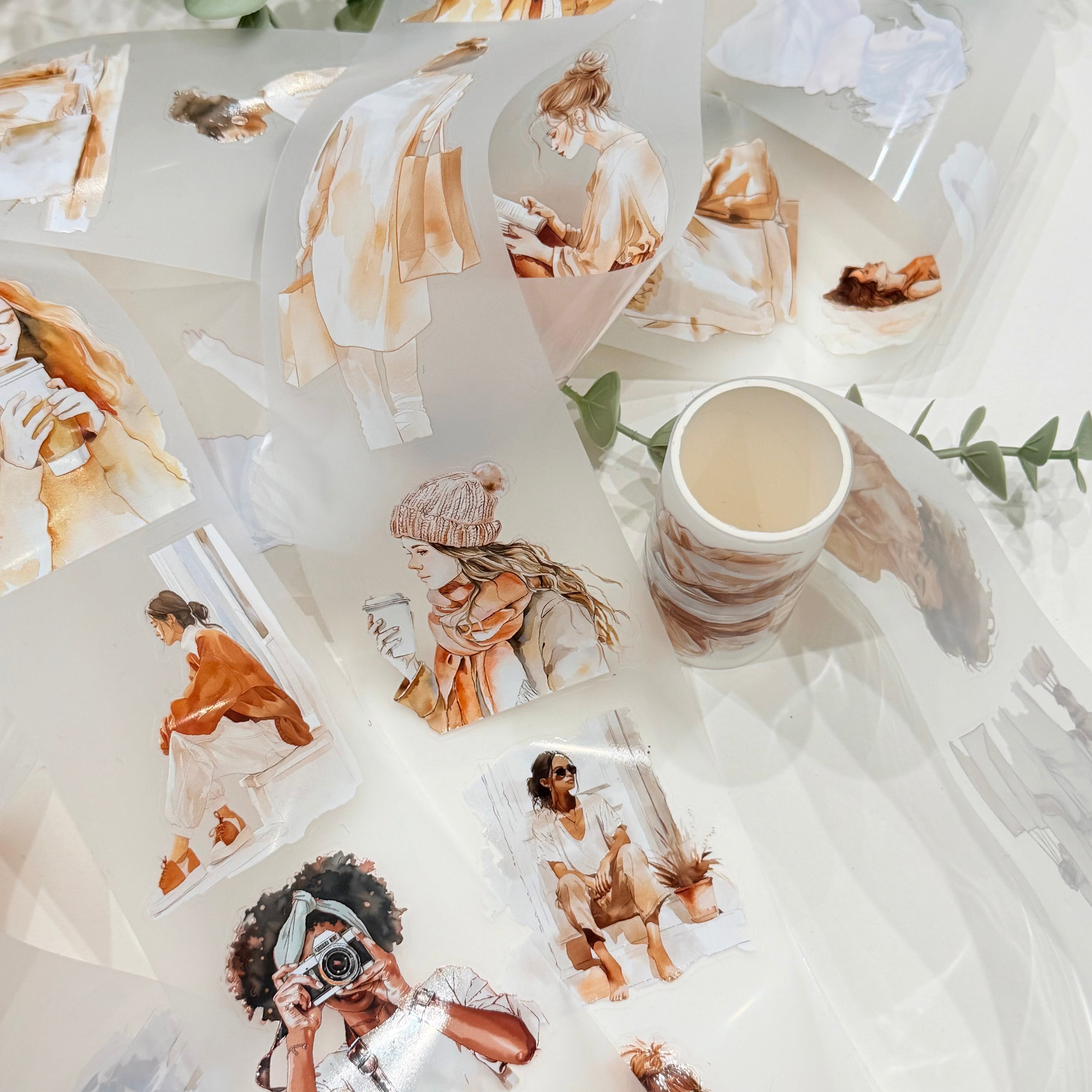 Deco Girls - PET Tape - Terracota Girls Collection