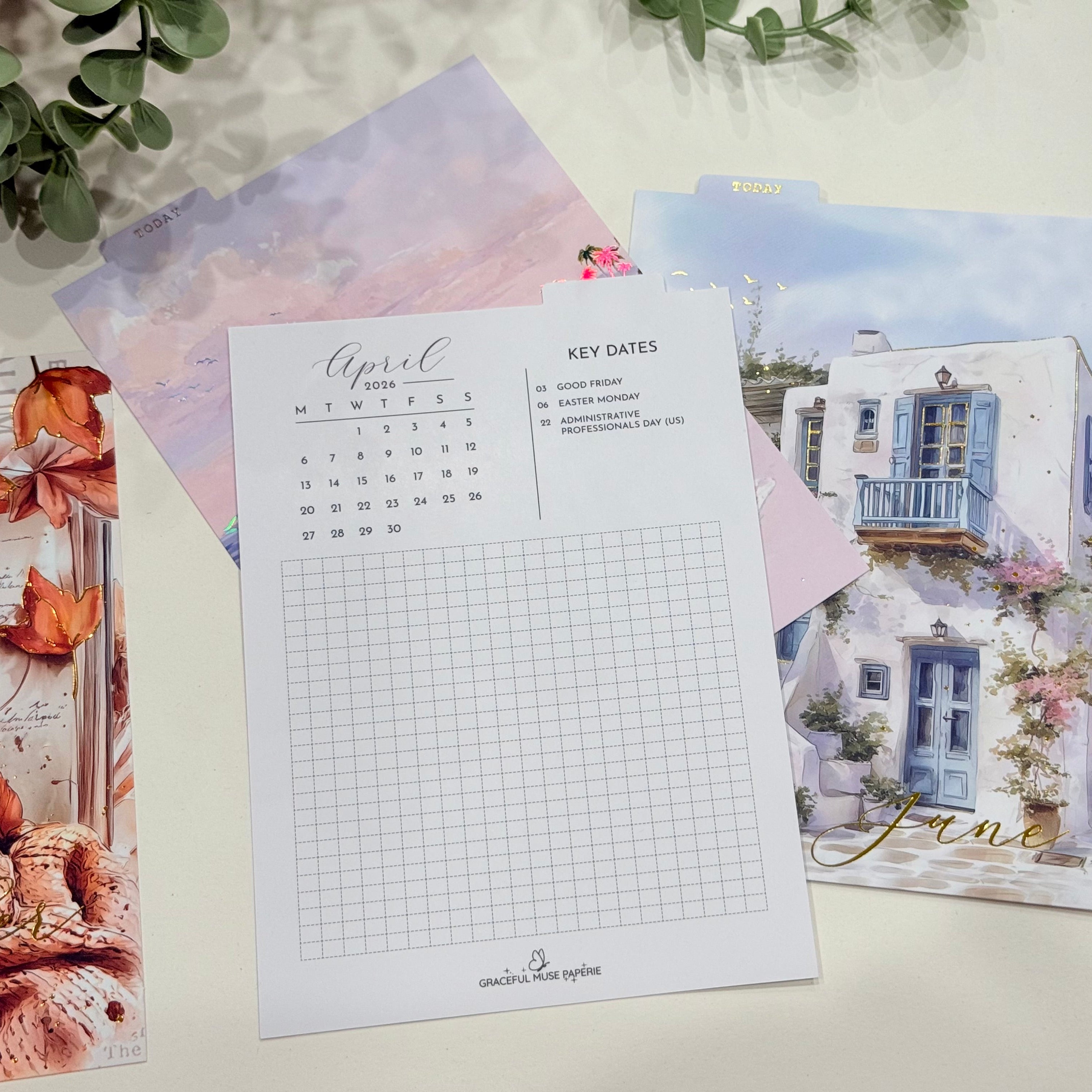 2026 Calendar Cards - Foiled