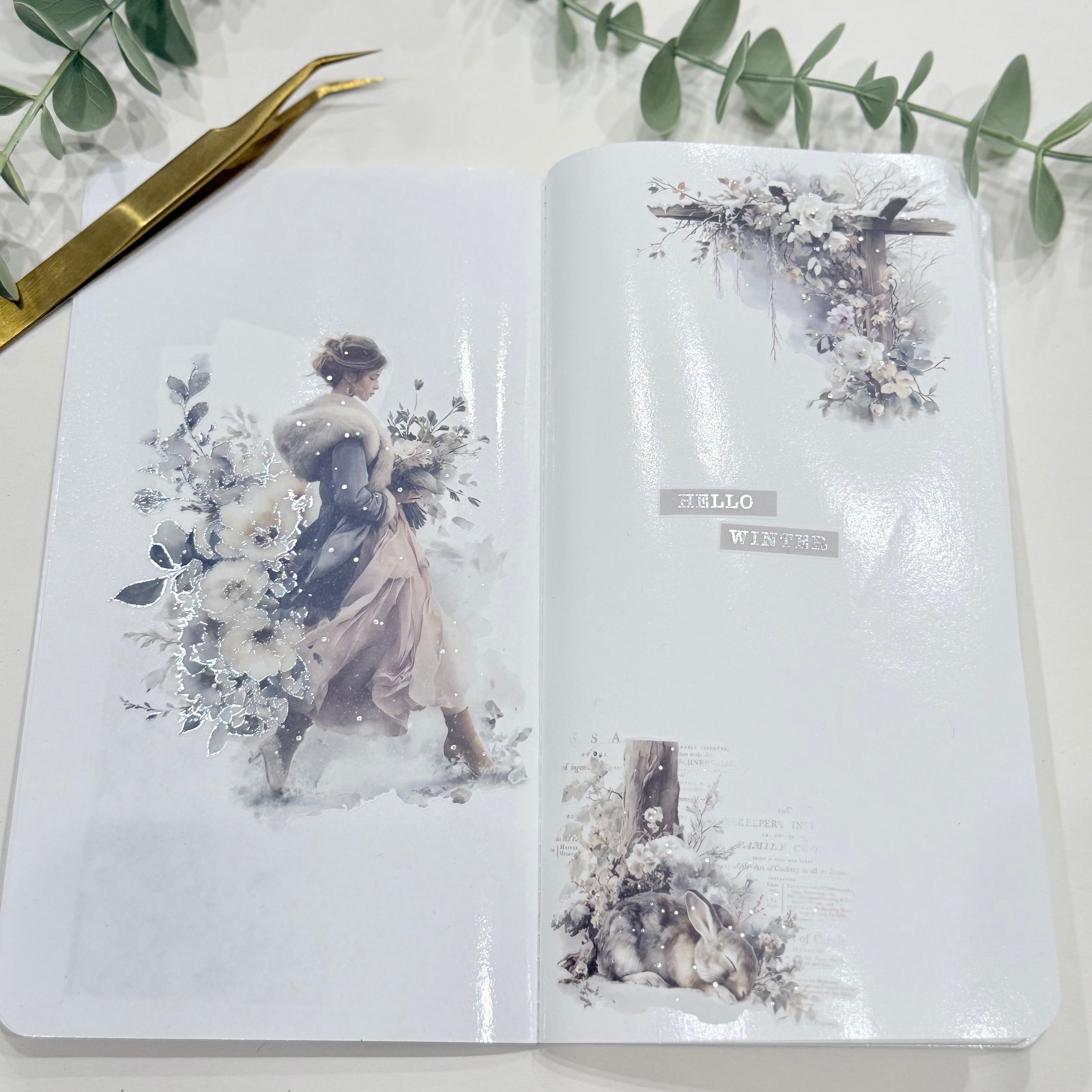 Reusable Sticker Book - Pink Florals