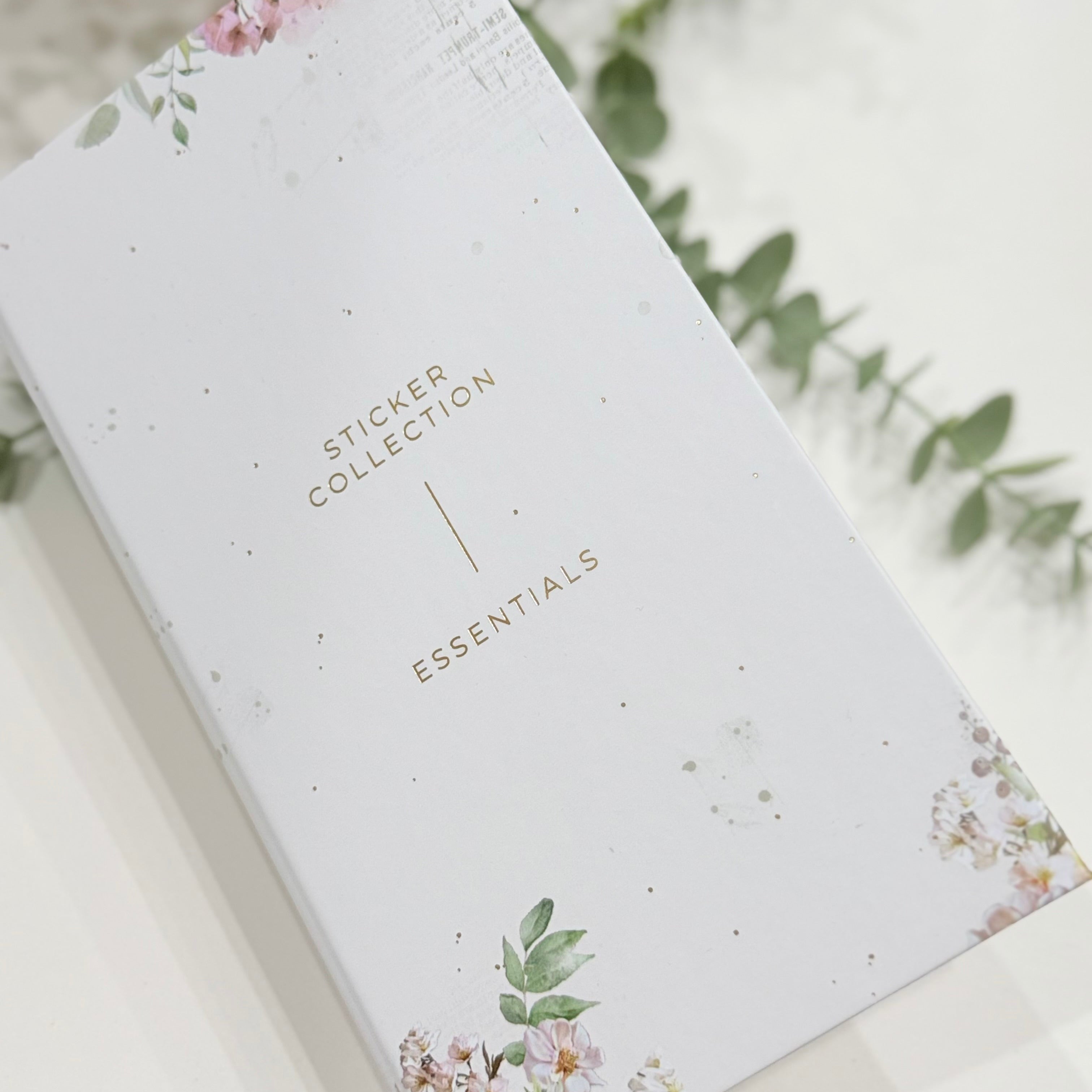 Sticker Storage - Pink Florals