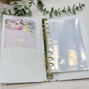 Sticker Storage - Pink Florals