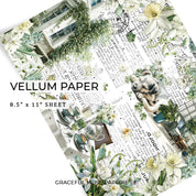 Lucky Blooms   - FOILED Double Sided Paper