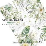 Lucky Blooms - Floral | Single Sided Paper