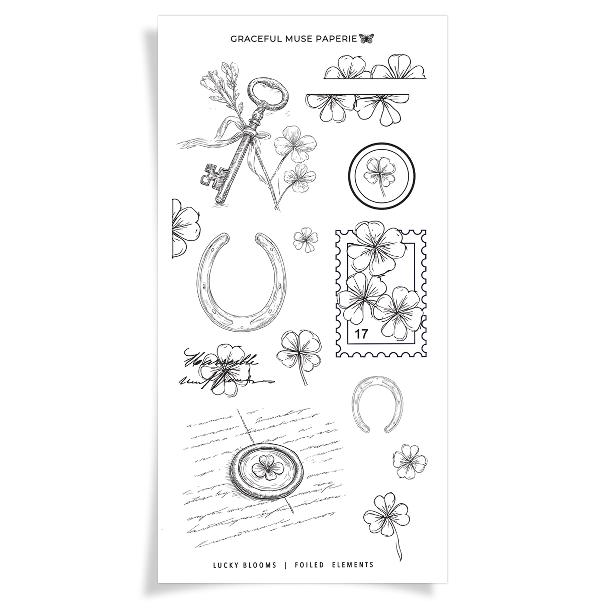 Foiled Elements - Lucky Blooms