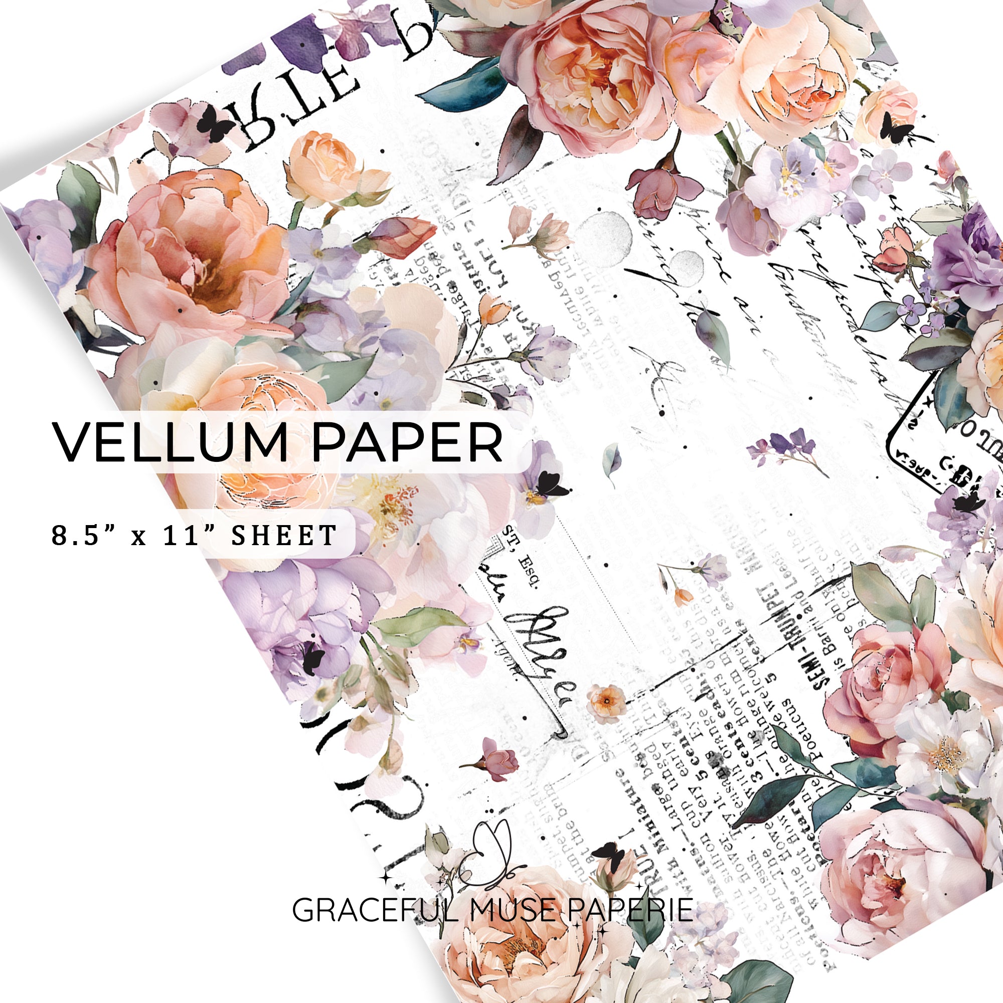 Spring Haze - Floral | Vellum