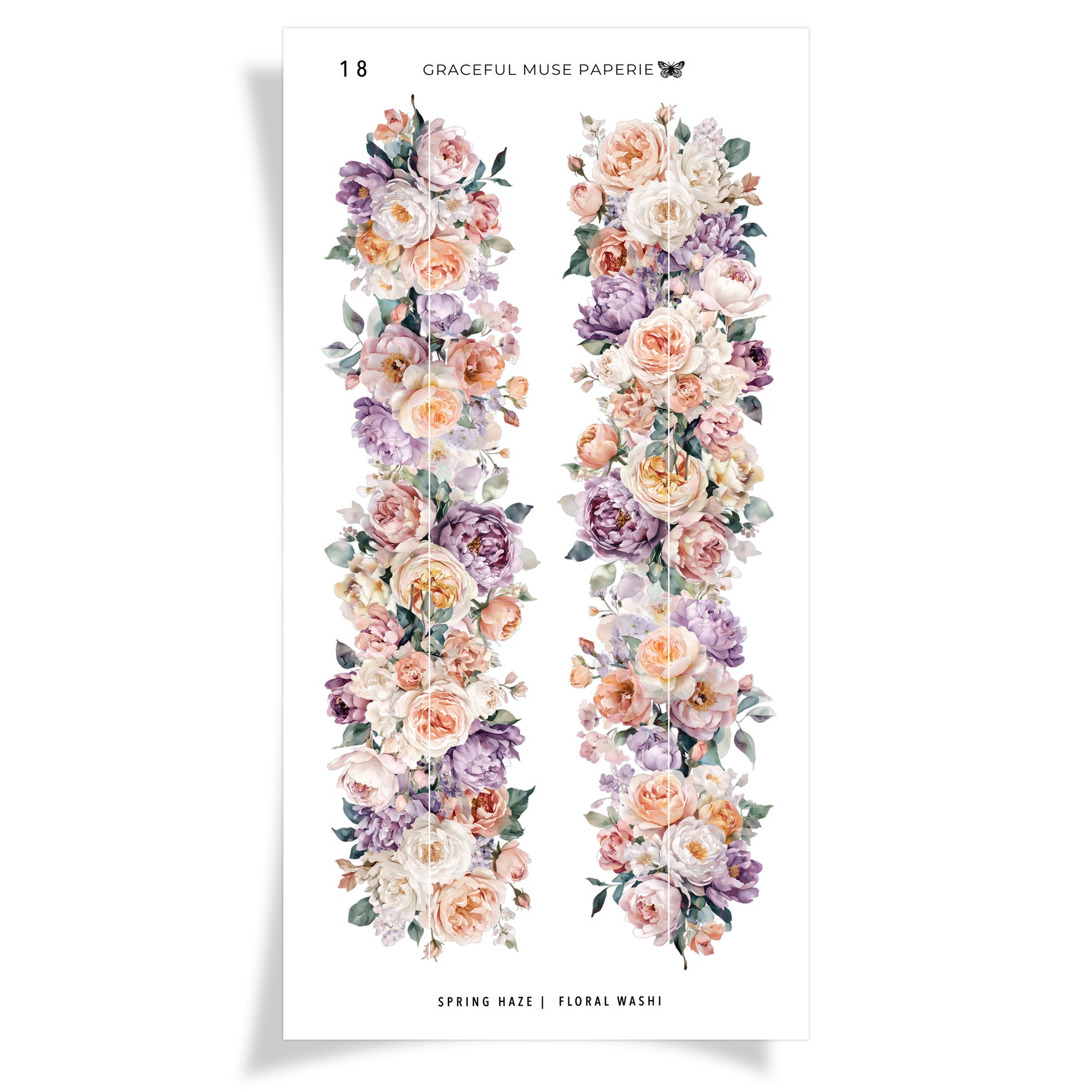 Floral Washi - Spring Haze