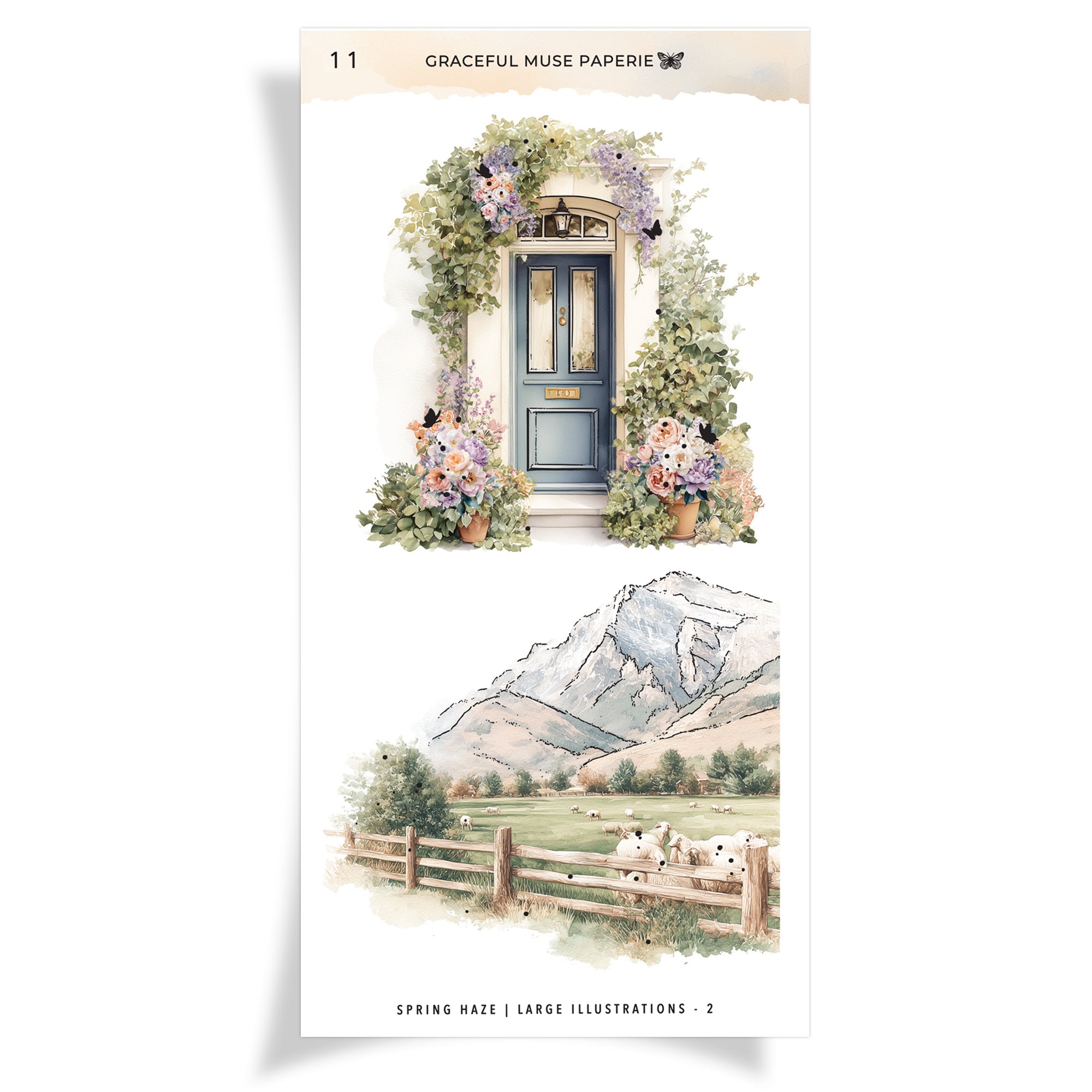 Large Illustrations 2 - Spring Haze