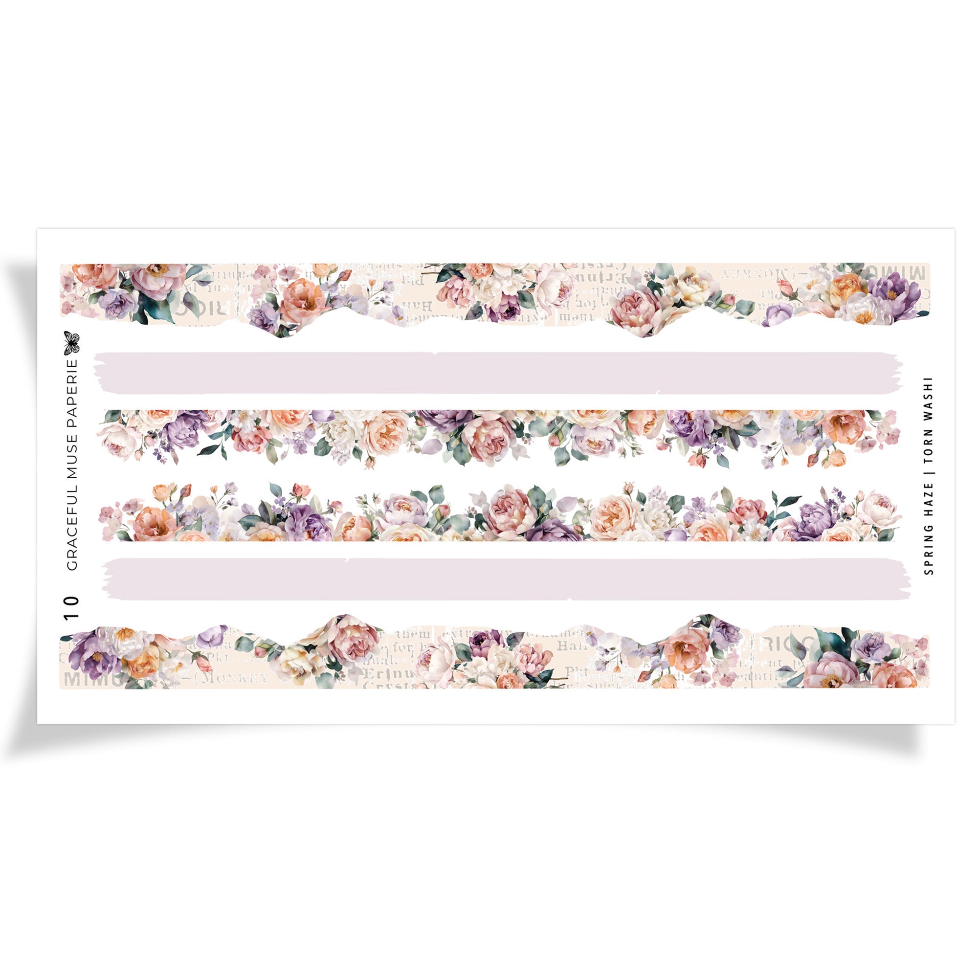 Torn Washi - Spring Haze
