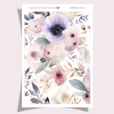 Rosa Blumen | Armaturenbrettaufkleber | 013