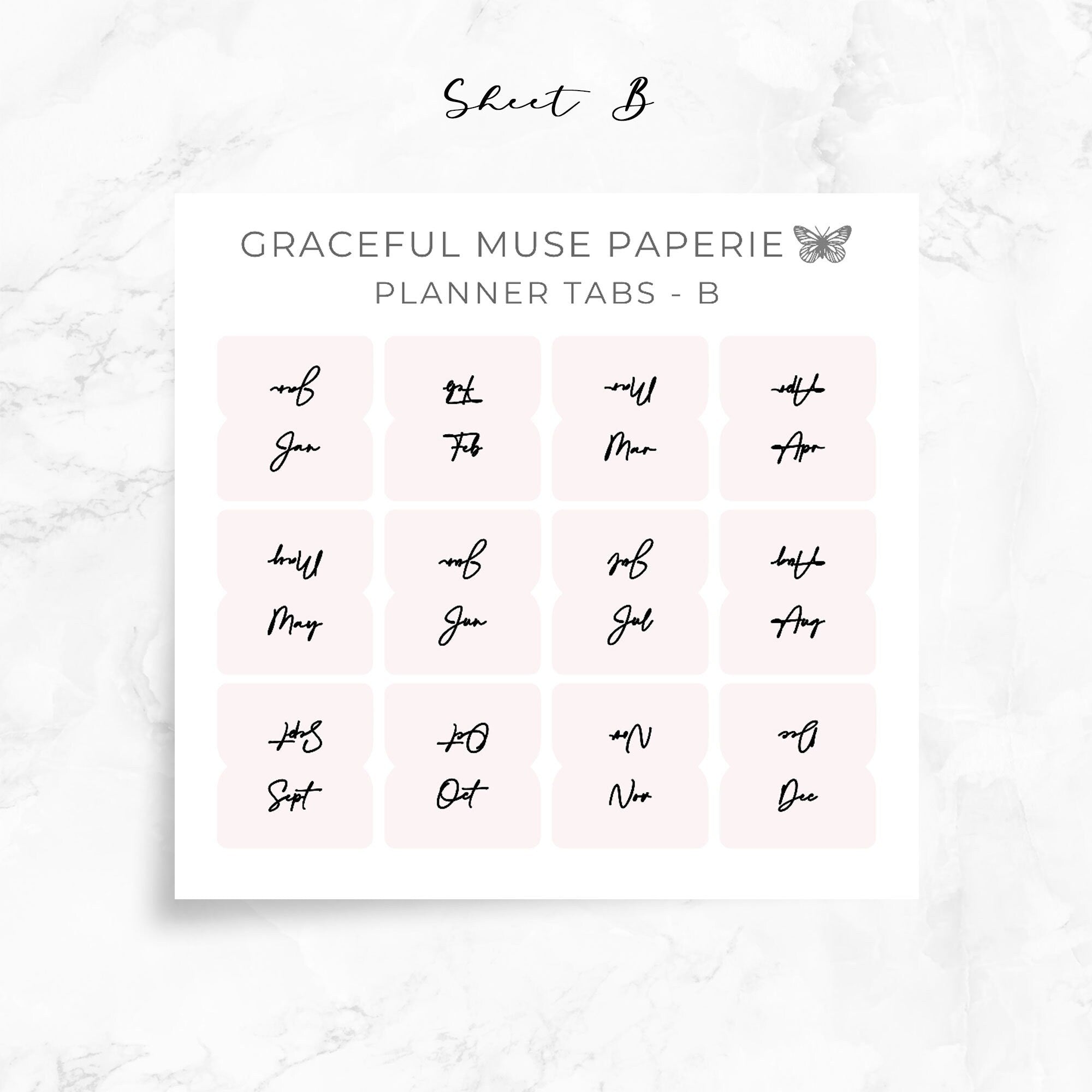 Blush | Planer-Tabs