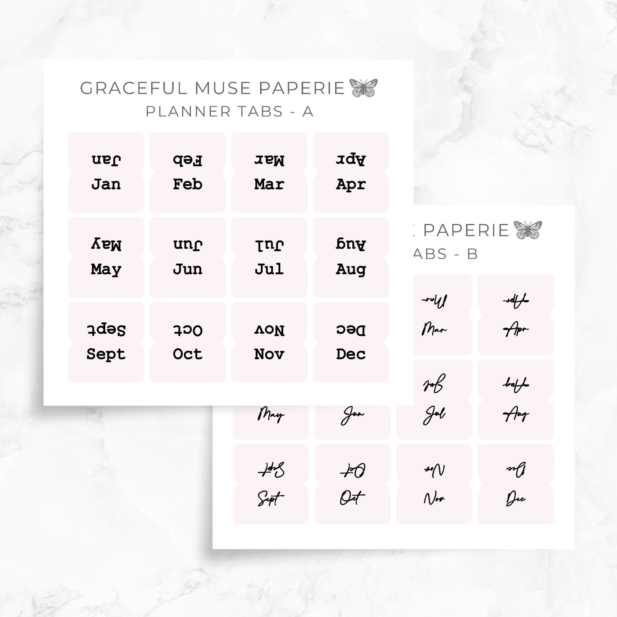 Blush | Planer-Tabs