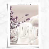 Süßer Lavendel | Armaturenbrettaufkleber | 001